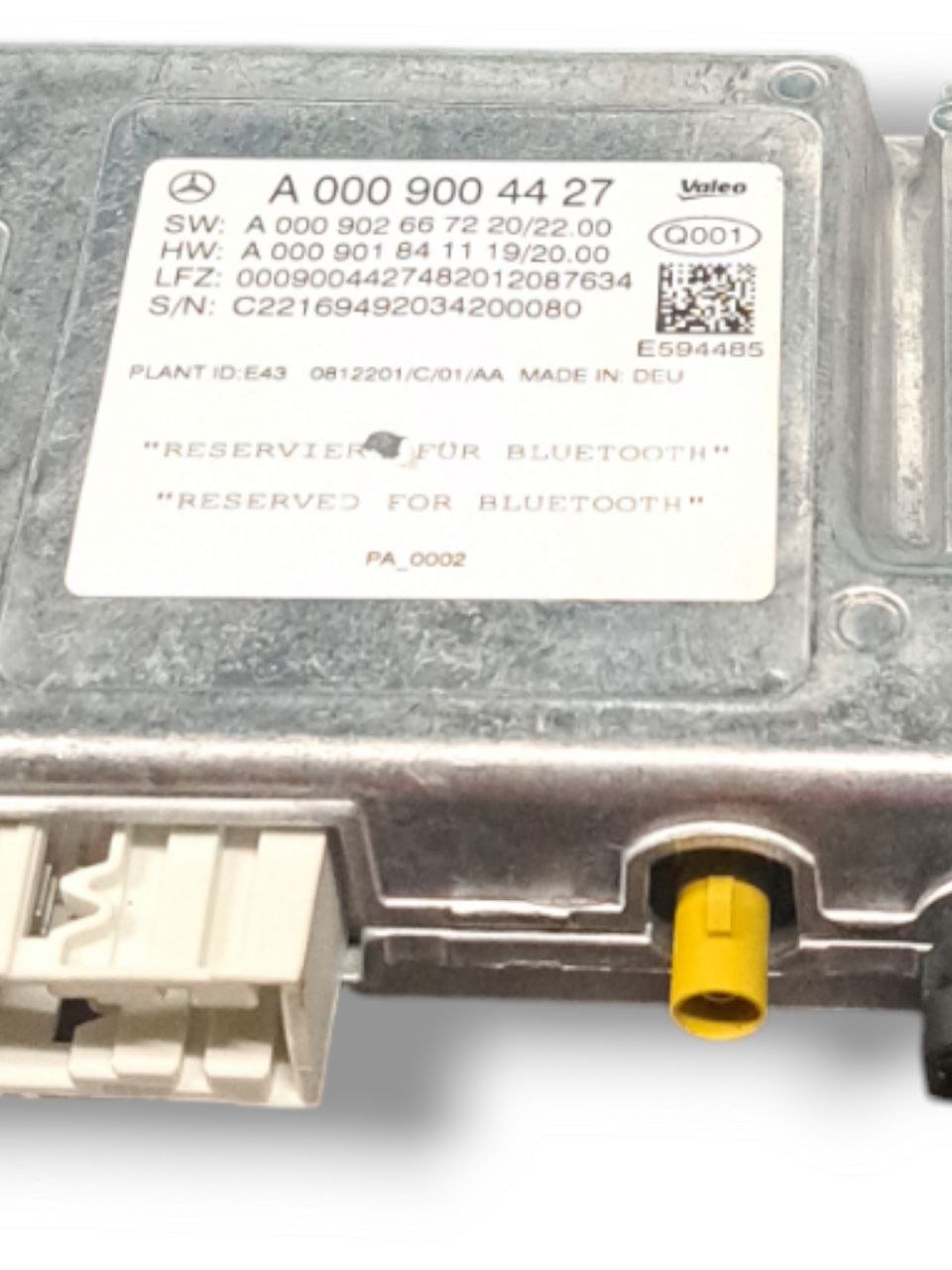 Centralina Sensori Di Parcheggio Mercedes Benz GLC C253 (2017>) COD:A0009004427 - F&P CRASH SRLS - Ricambi Usati