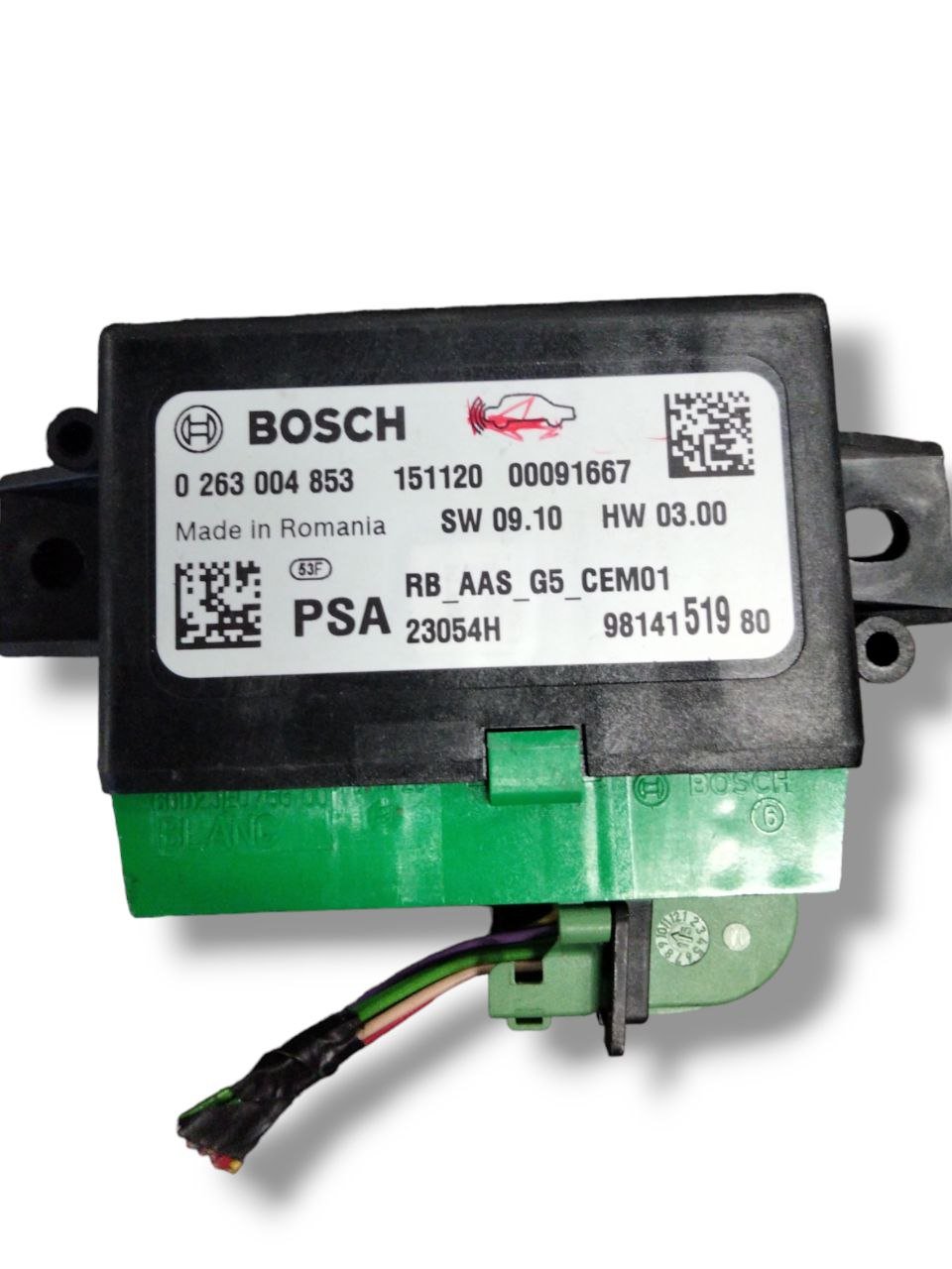 Centralina Sensori Di Parcheggio Peugeot 208 COD:9814151980 - 0263004853 (2012 - 2019) - F&P CRASH SRLS - Ricambi Usati