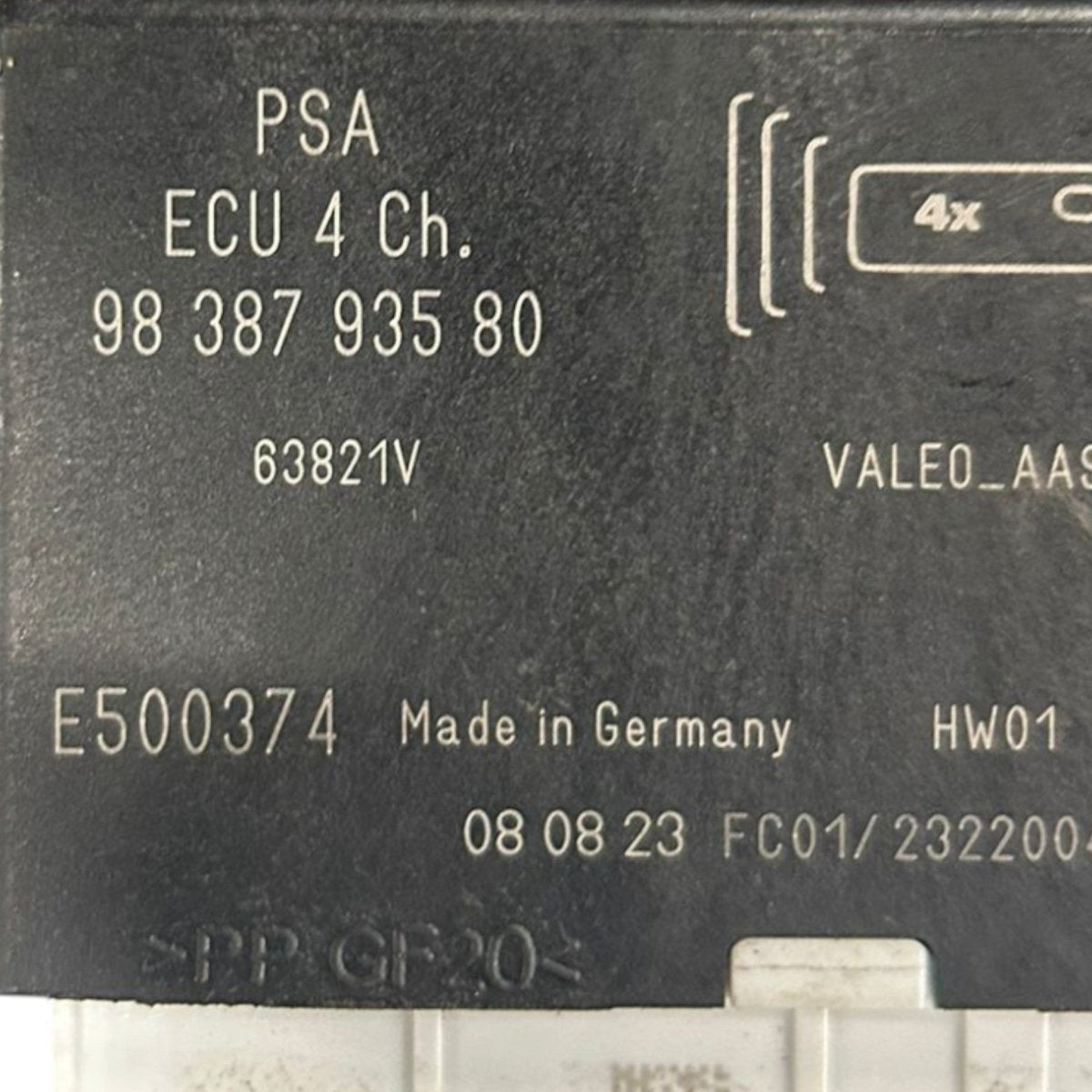 Centralina sensori di parcheggio peugeot 208 cod:9838793580 (2019 >) - F&P CRASH SRLS - Ricambi Usati