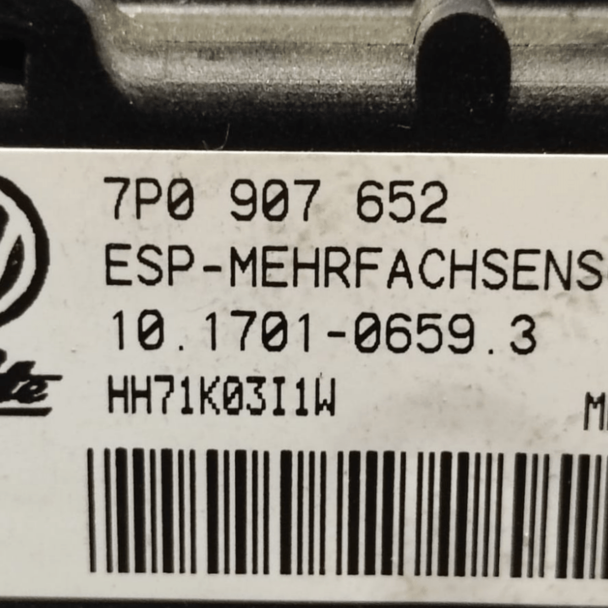 Centralina sensori imbardata / esp porsche cayenne 92a cod: 7p0907652 (2010 - 2017) - F&P CRASH SRLS - Ricambi Usati