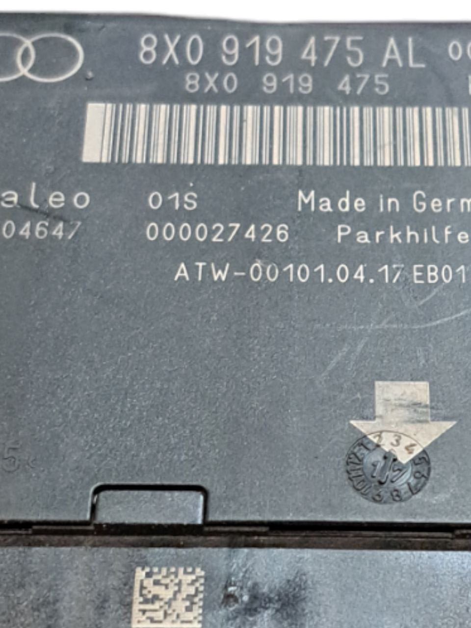 Centralina Sensori Parcheggio Audi A1 8X 1.4 TDI (2010-2018) COD:8X0919475AL - F&P CRASH SRLS - Ricambi Usati