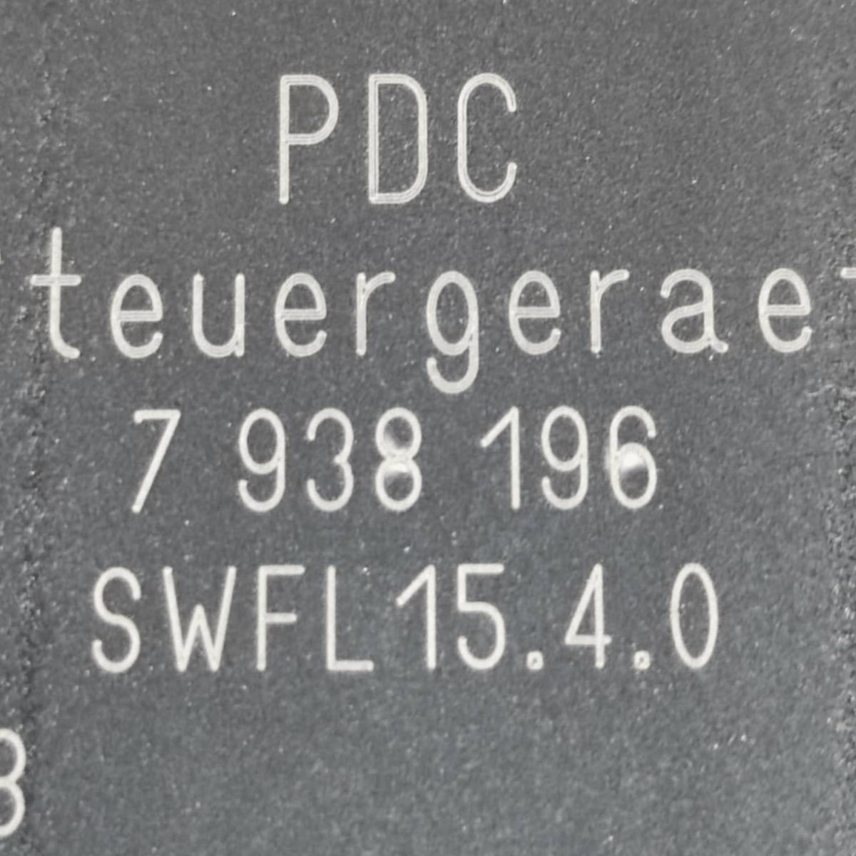 Centralina Sensori Parcheggio Bmw Serie 1 F20 COD: 7938196 (2011 - 2019) - F&P CRASH SRLS - Ricambi Usati