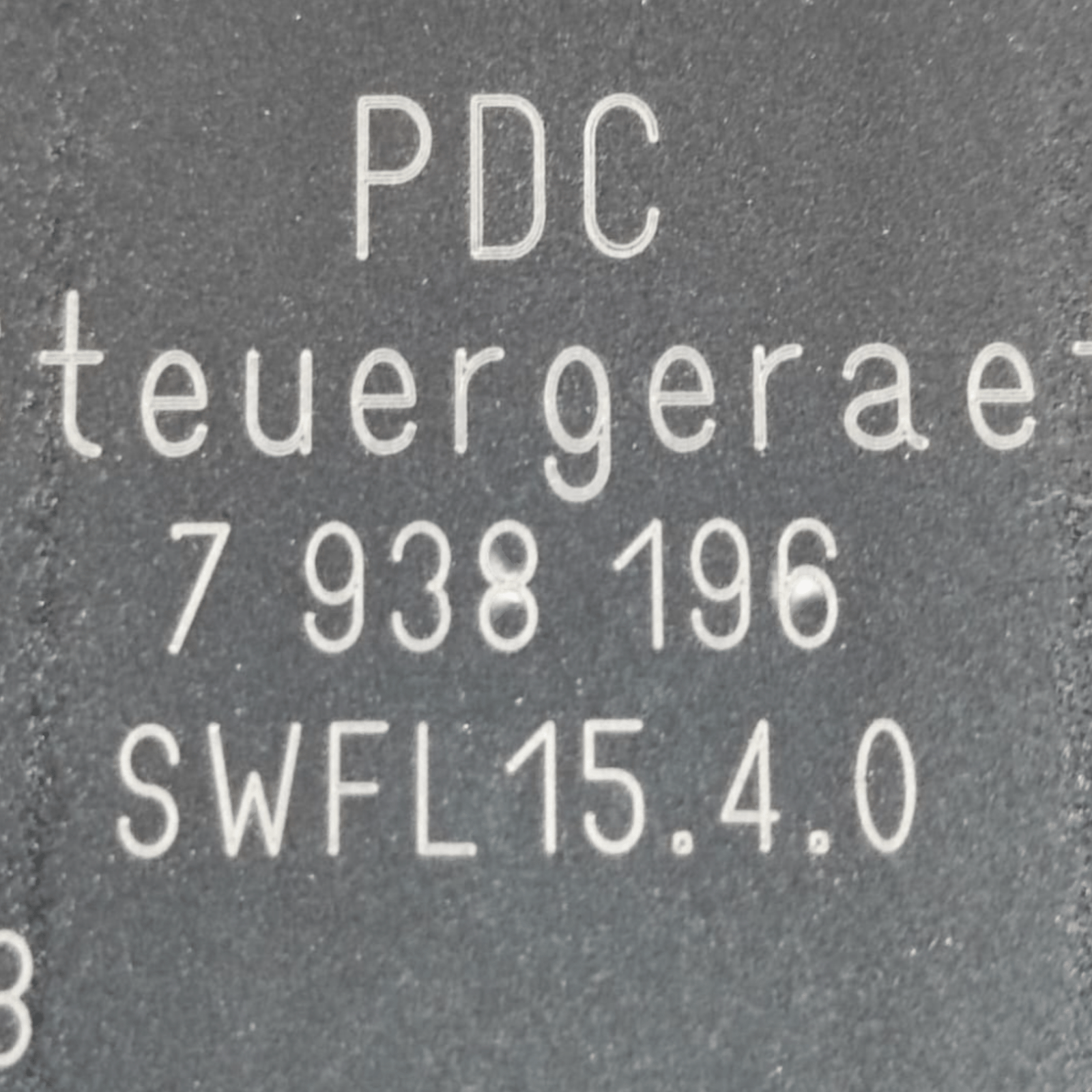 Centralina Sensori Parcheggio Bmw Serie 1 F20 COD: 7938196 (2011 - 2019) - F&P CRASH SRLS - Ricambi Usati