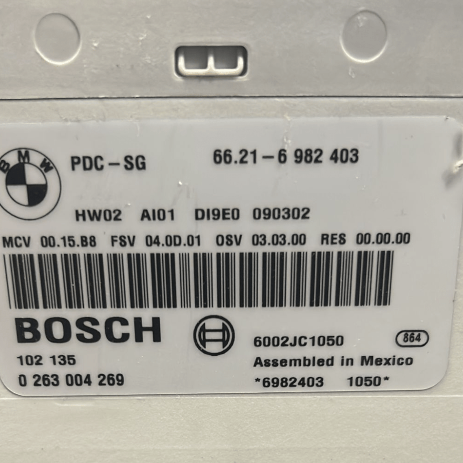 Centralina Sensori Parcheggio Bmw Serie 3 E92 (2005 > 2013) cod:66.21 - 6982403 - F&P CRASH SRLS - Ricambi Usati