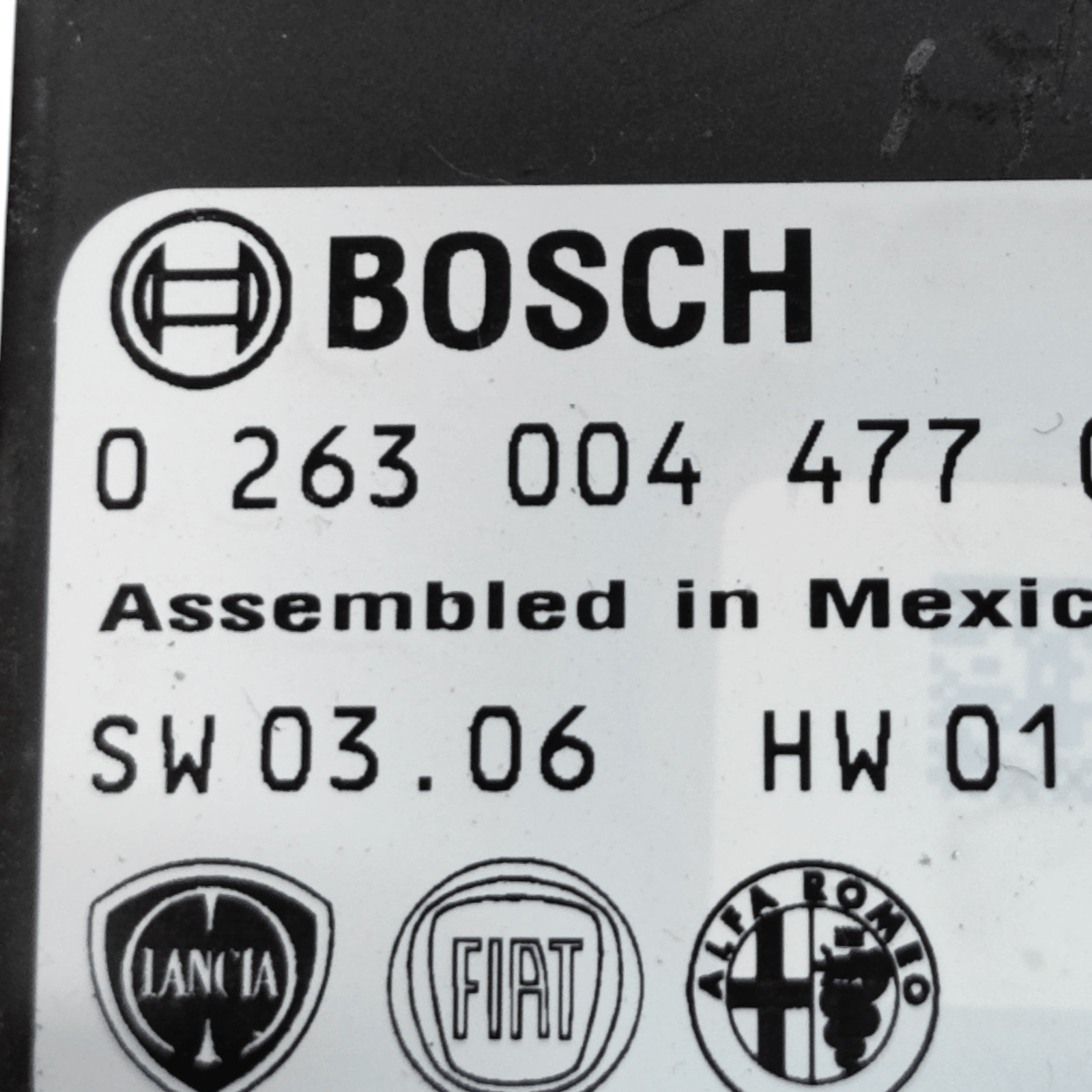 Centralina Sensori Parcheggio Fiat 500L COD: 0263004477 (2012 - 2022) - F&P CRASH SRLS - Ricambi Usati