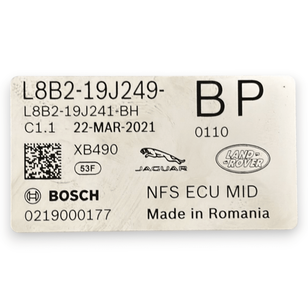Centralina sensori parcheggio land rover defernder l663 cod:l8b2-19j249 (2019-) - F&P CRASH SRL - Ricambi Usati