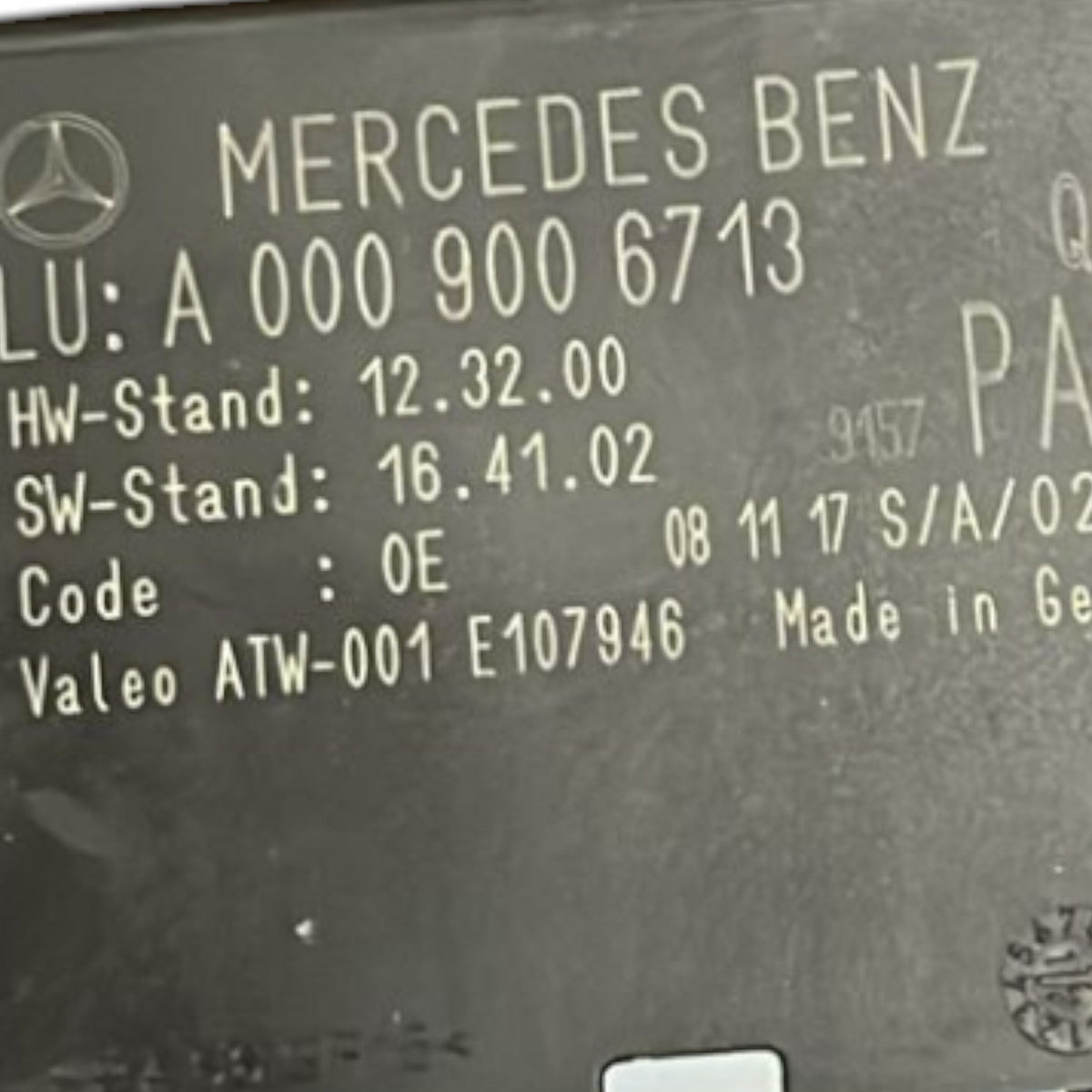 Centralina Sensori Parcheggio Mercedes Benz CLA (W117) cod:A0009006713 (2013 >2019) - F&P CRASH SRLS - Ricambi Usati