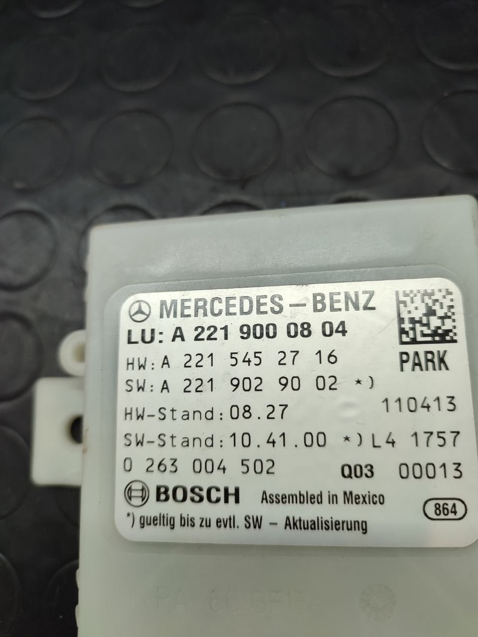 Centralina sensori parcheggio Mercedes classe S ( w221 ) cod A2219000804 - F&P CRASH SRLS - Ricambi Usati