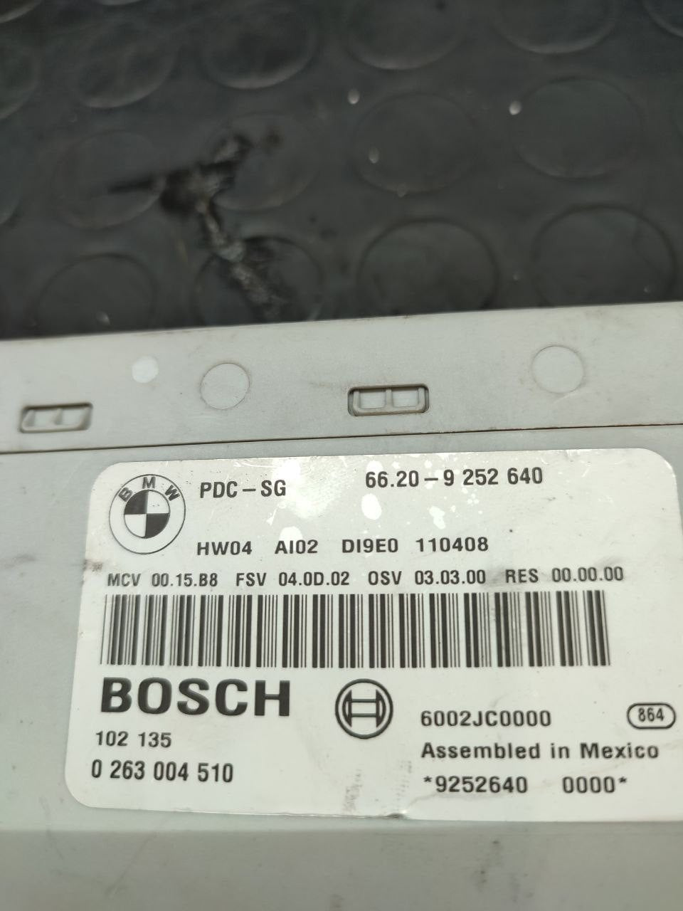 Centralina sensori parcheggio Mini Countryman ( r60 ) cod 9252640 - F&P CRASH SRLS - Ricambi Usati