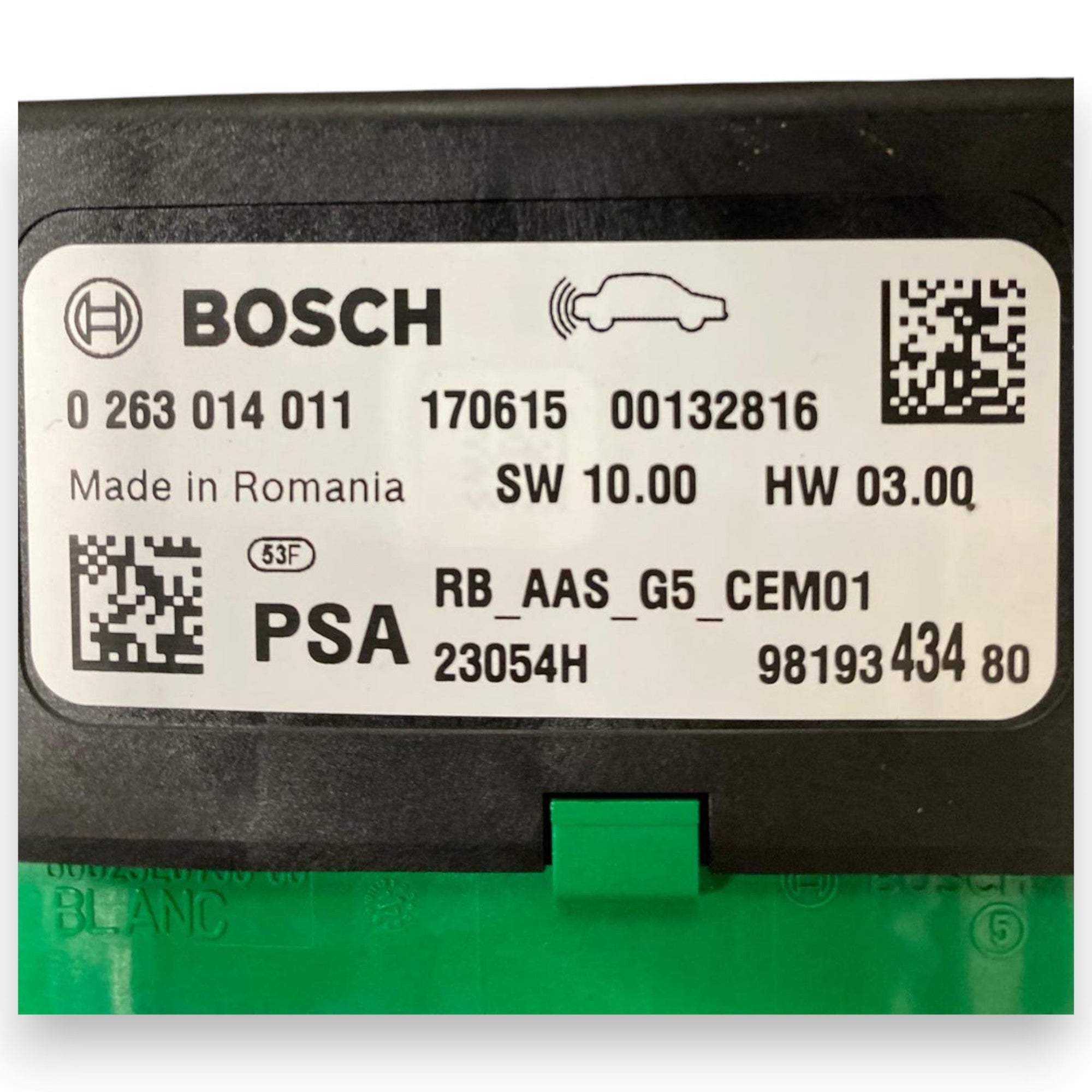 Centralina sensori parcheggio Peugeot 208 (2012 - ) Cod: 0263014011 - F&P CRASH SRLS - Ricambi Usati