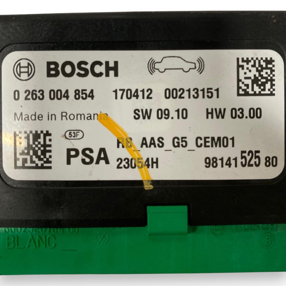 Centralina sensori parcheggio Peugeot 308 (2013 - 2021) Cod: 0263004854 - F&P CRASH SRLS - Ricambi Usati