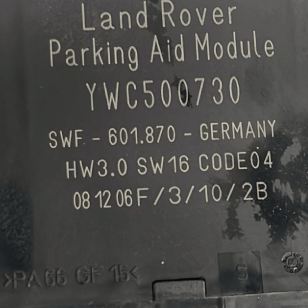 Centralina Sensori Parcheggio Range Rover Sport cod:YWC500730 (2005 >2012) - F&P CRASH SRLS - Ricambi Usati