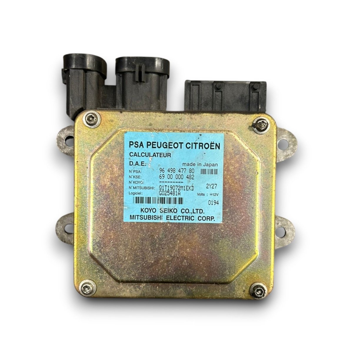 Centralina servosterzo citroen c3 1.1 benzina cod:9649847780 (2002 > 2009) - F&P CRASH SRLS - Ricambi Usati