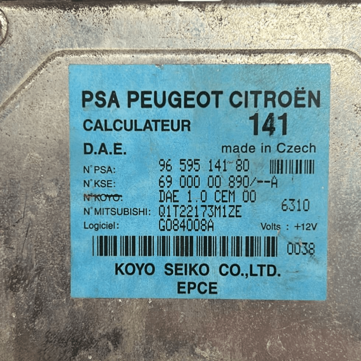 Centralina servosterzo citroen pluriel 1.4 diesel cod:9659514180 (2003 > 2010) - F&P CRASH SRL - Ricambi Usati