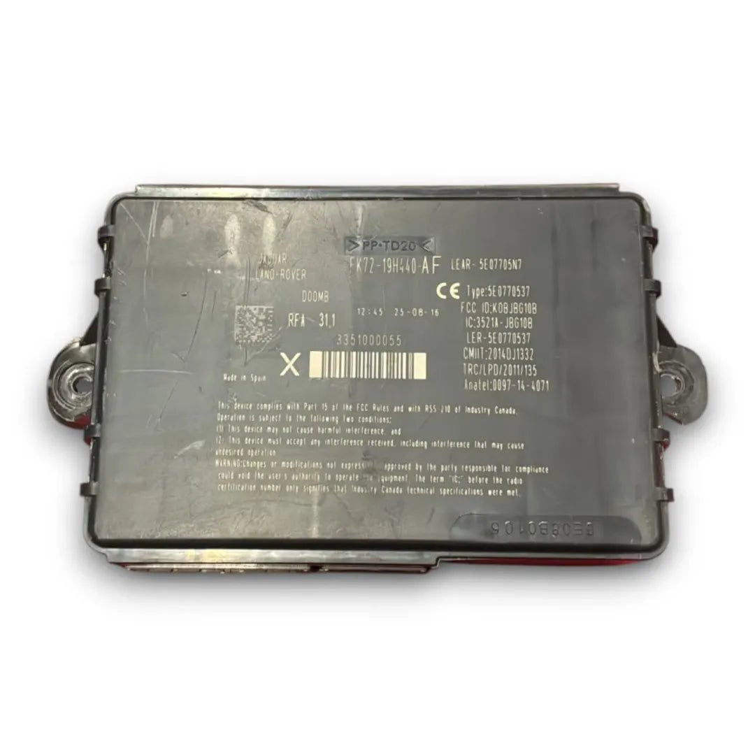 Centralina sistema keyless Jaguar XE 2015–2019 cod. FK72-19H440-AF