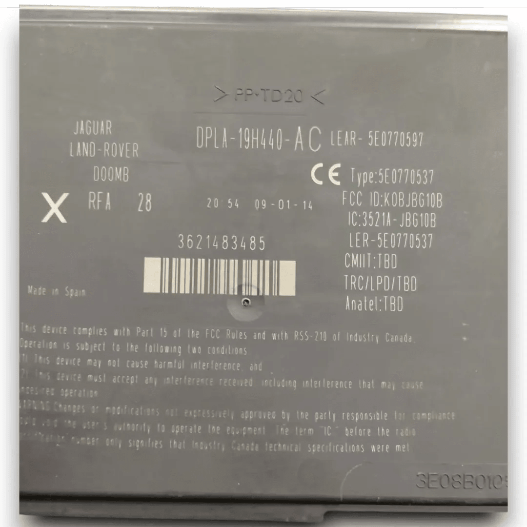 Centralina sistema keyless Land Rover Range Rover Evoque 2011–2019 OEM DPLA-19H440-AB - F&P CRASH SRL - Ricambi Usati