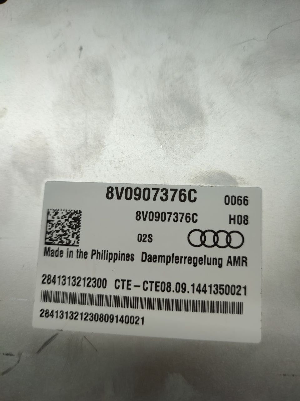 Centralina sospensioni attive Audi S3 ( 8v1 - 2016 ) 2.0 tfsi cod 8v0907376c - F&P CRASH SRLS - Ricambi Usati