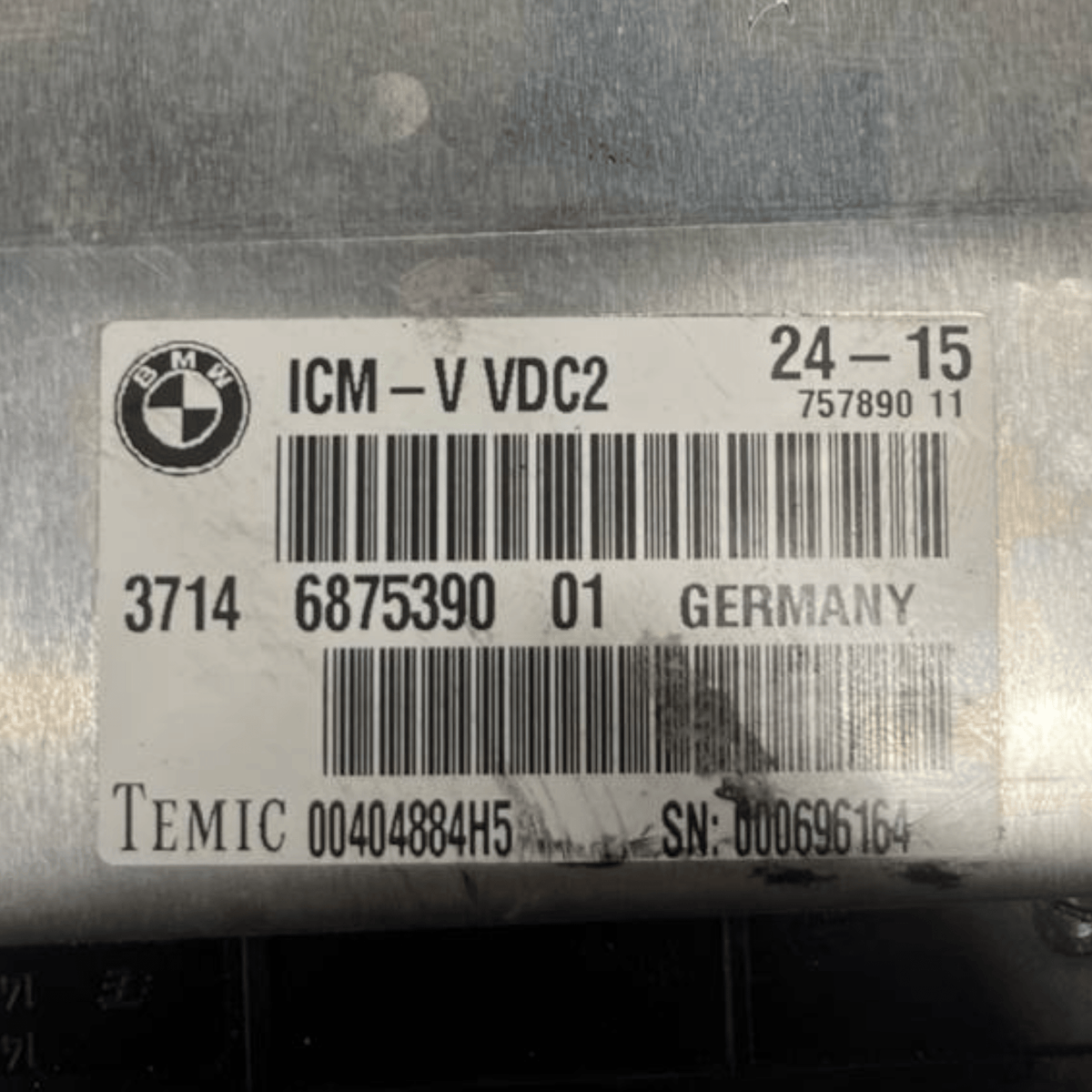 Centralina Sospensioni Bmw Serie 6 Gran Coupè F06 (2012 al 2018) cod: 6875390 - 01 - F&P CRASH SRLS - Ricambi Usati