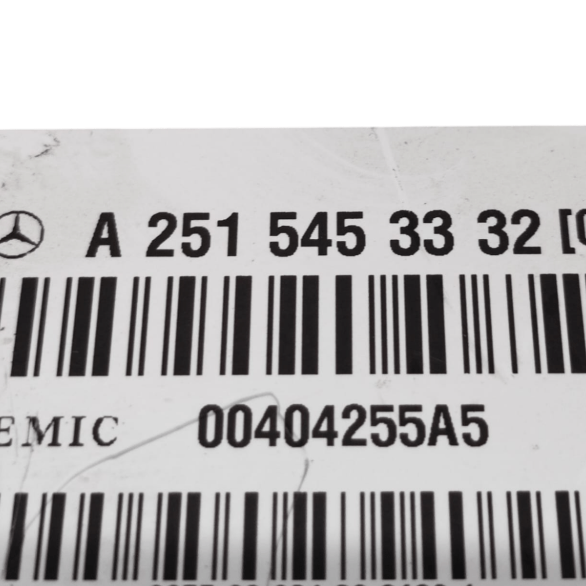 Centralina sospensioni mercedes ml w164 cod: a2515453332 (2005 - 2011) - F&P CRASH SRLS - Ricambi Usati