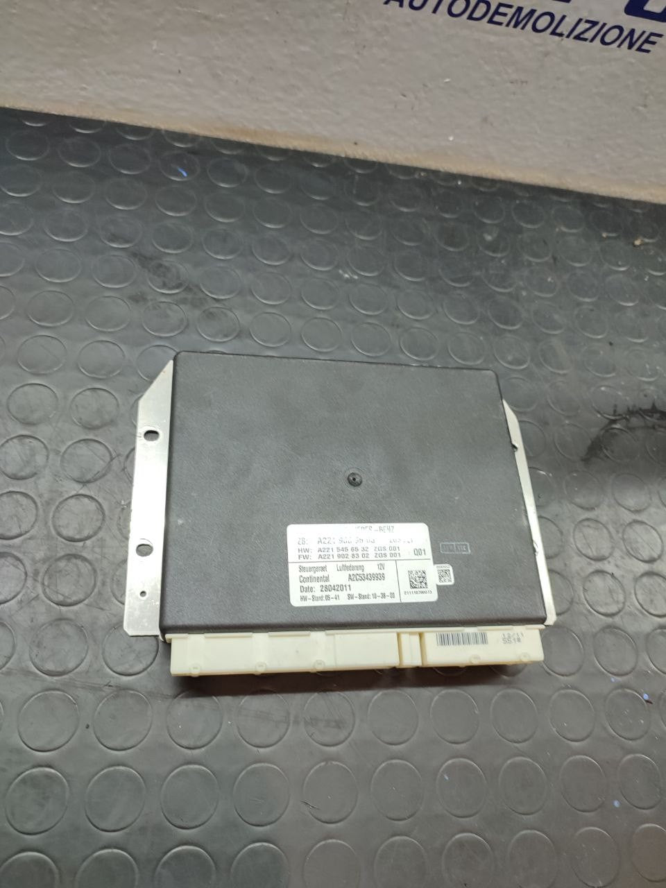 Centralina sospensioni pneumatiche Mercedes class S ( w221 ) cod A2219009603 - F&P CRASH SRLS - Ricambi Usati