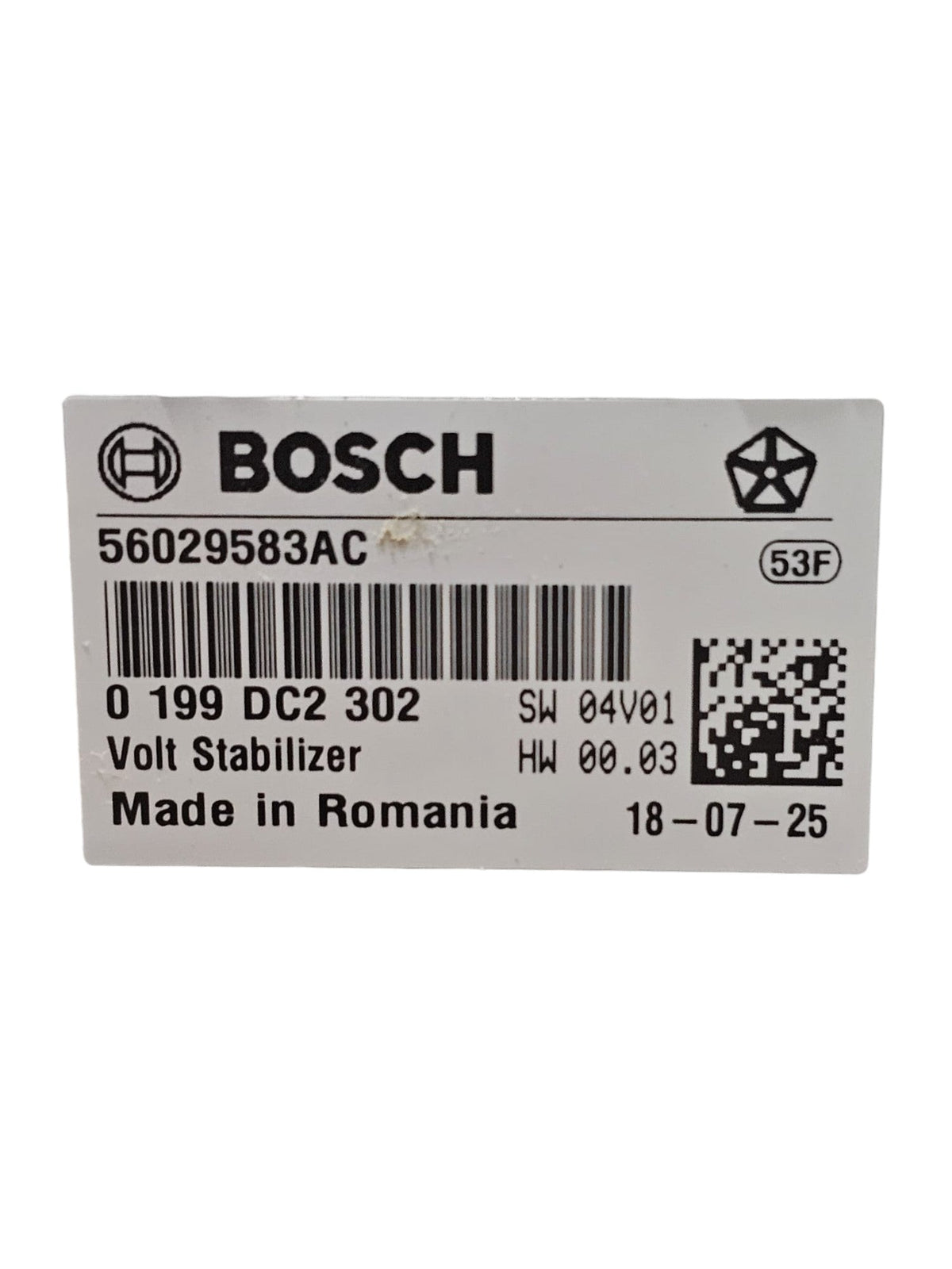 Centralina Stabilizzatore Di Tensione Jeep Cherokee KL 2.2 Diesel Cod:56029583AC (2013 - 2023) - F&P CRASH SRLS - Ricambi Usati