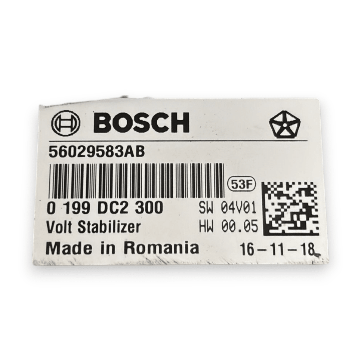 Centralina stabilizzatore di tensione jeep cherokee (kl) cod:56029583ab (2013 - 2023) - F&P CRASH SRL - Ricambi Usati