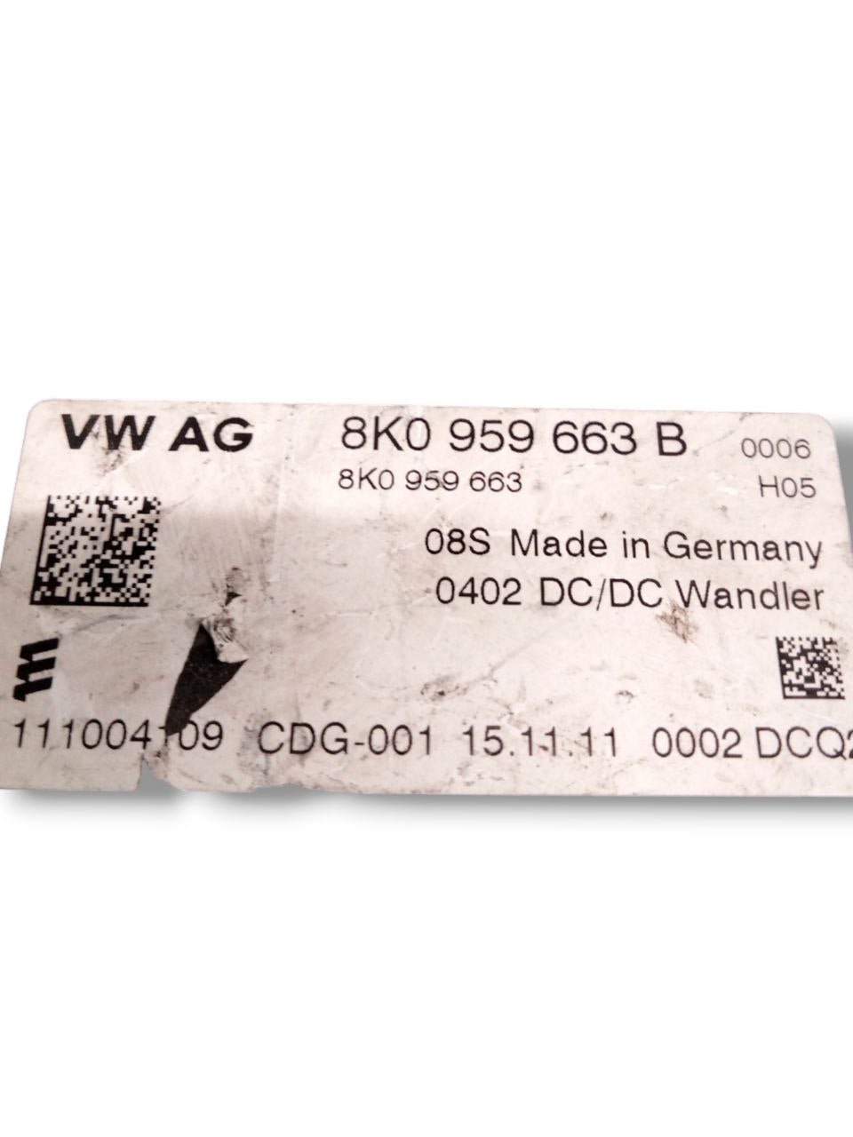 Centralina Start e Stop Audi A4 8K Allroad (2007 - 2016) cod.8K0959663B - F&P CRASH SRLS - Ricambi Usati
