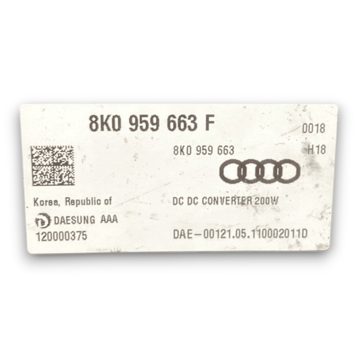 Centralina start & stop Audi a6 c7 cod . 8k0959663f (2011 > 2018) - F&P CRASH SRL - Ricambi Usati