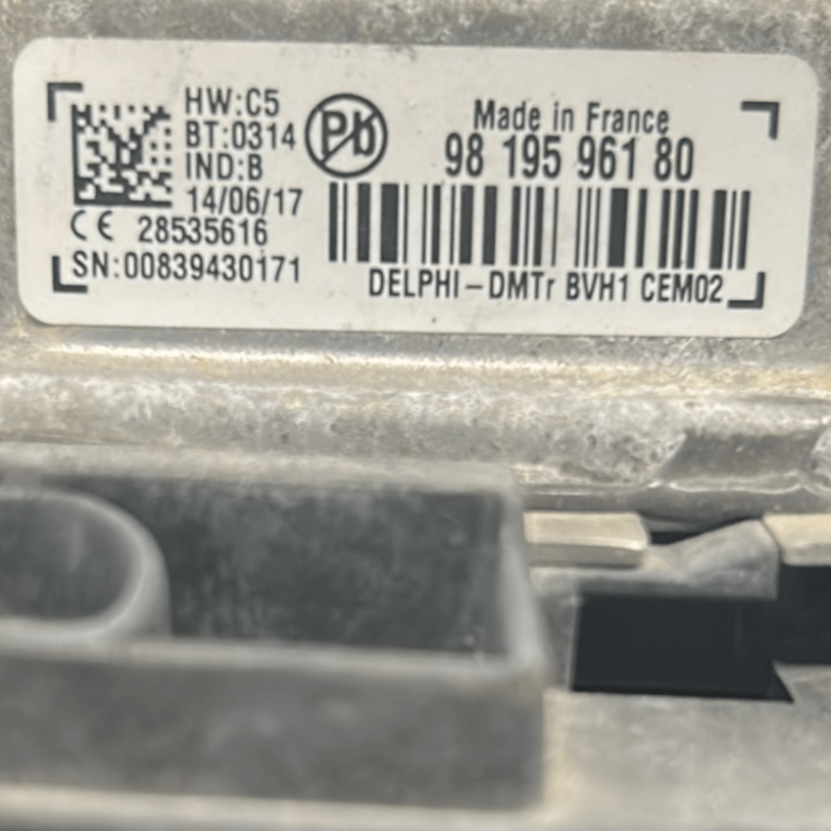 Centralina start & stop citroen c3 1.6 diesel cod:9819596180 (2016 >) - F&P CRASH SRLS - Ricambi Usati