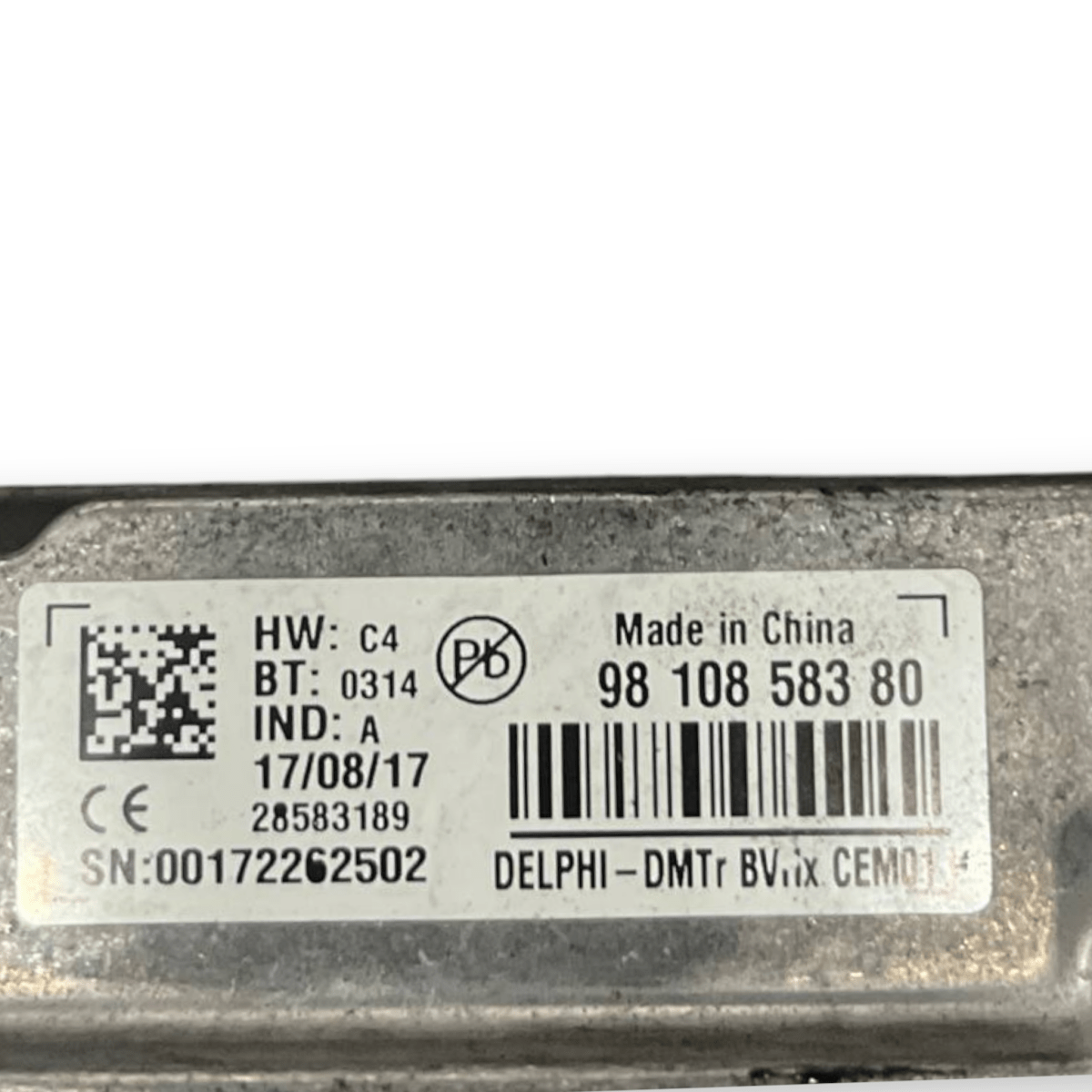 Centralina Start & Stop Opel Combo E 1.6 Diesel (2018 - ) cod: 9810858380 - F&P CRASH SRLS - Ricambi Usati