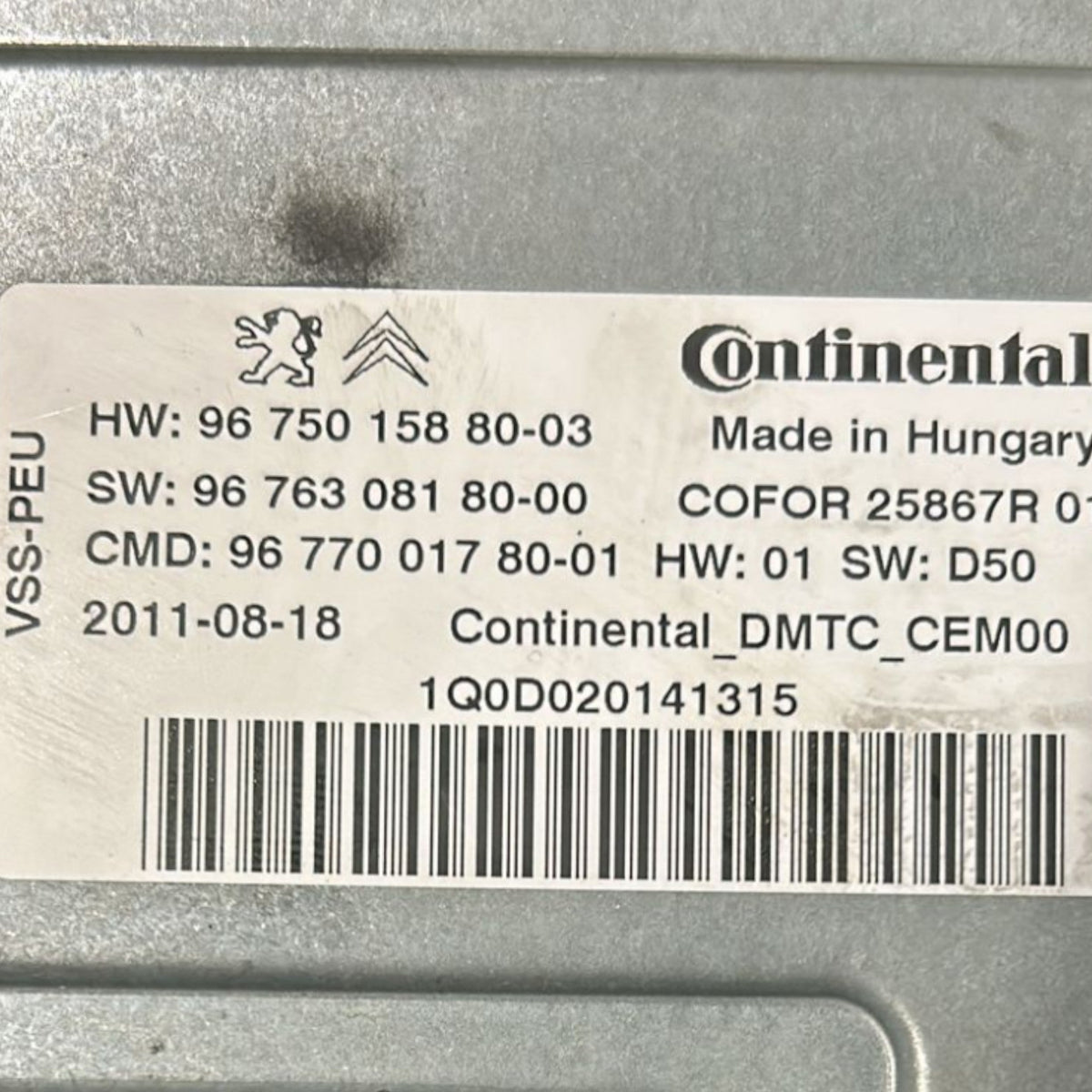 centralina Strat & Stop DS4 1.6 Diesel cod:9675015880 - 03 (2011 > 2018) - F&P CRASH SRLS - Ricambi Usati