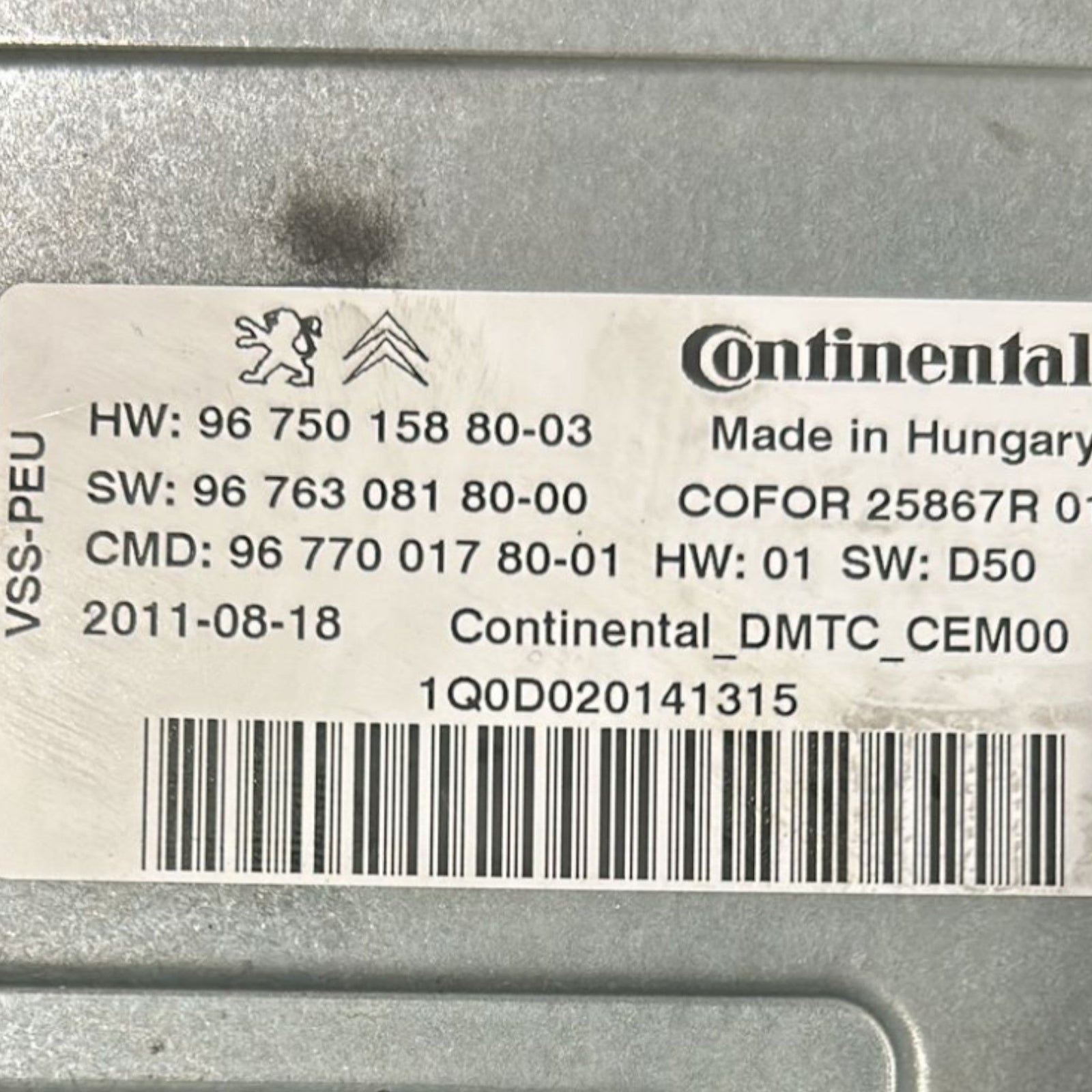 centralina Strat & Stop DS4 1.6 Diesel cod:9675015880 - 03 (2011 > 2018) - F&P CRASH SRLS - Ricambi Usati
