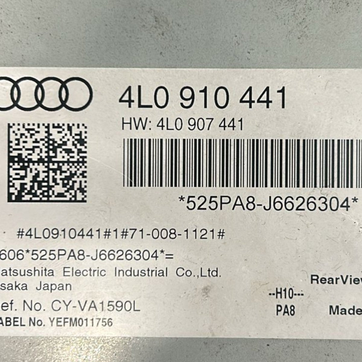 Centralina telecamera audi q7 cod:4L0910441 (2005 > 2015) - F&P CRASH SRLS - Ricambi Usati