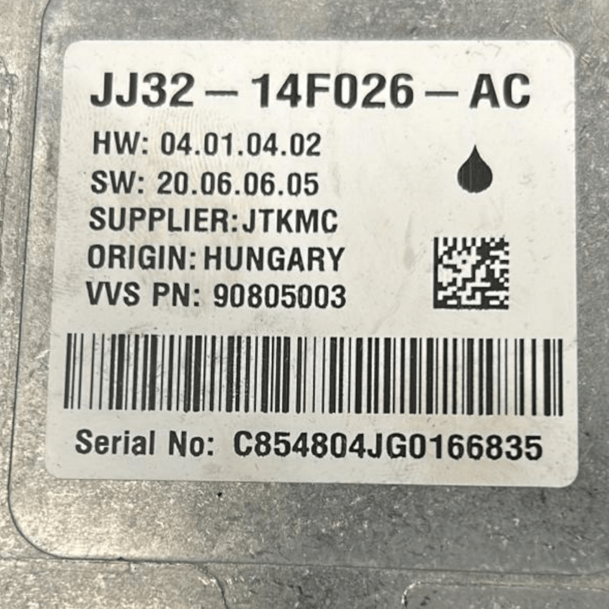 centralina telecamera jaguar f - pace cod:jj32 - 14f026 - ac (2016 >) - F&P CRASH SRL - Ricambi Usati
