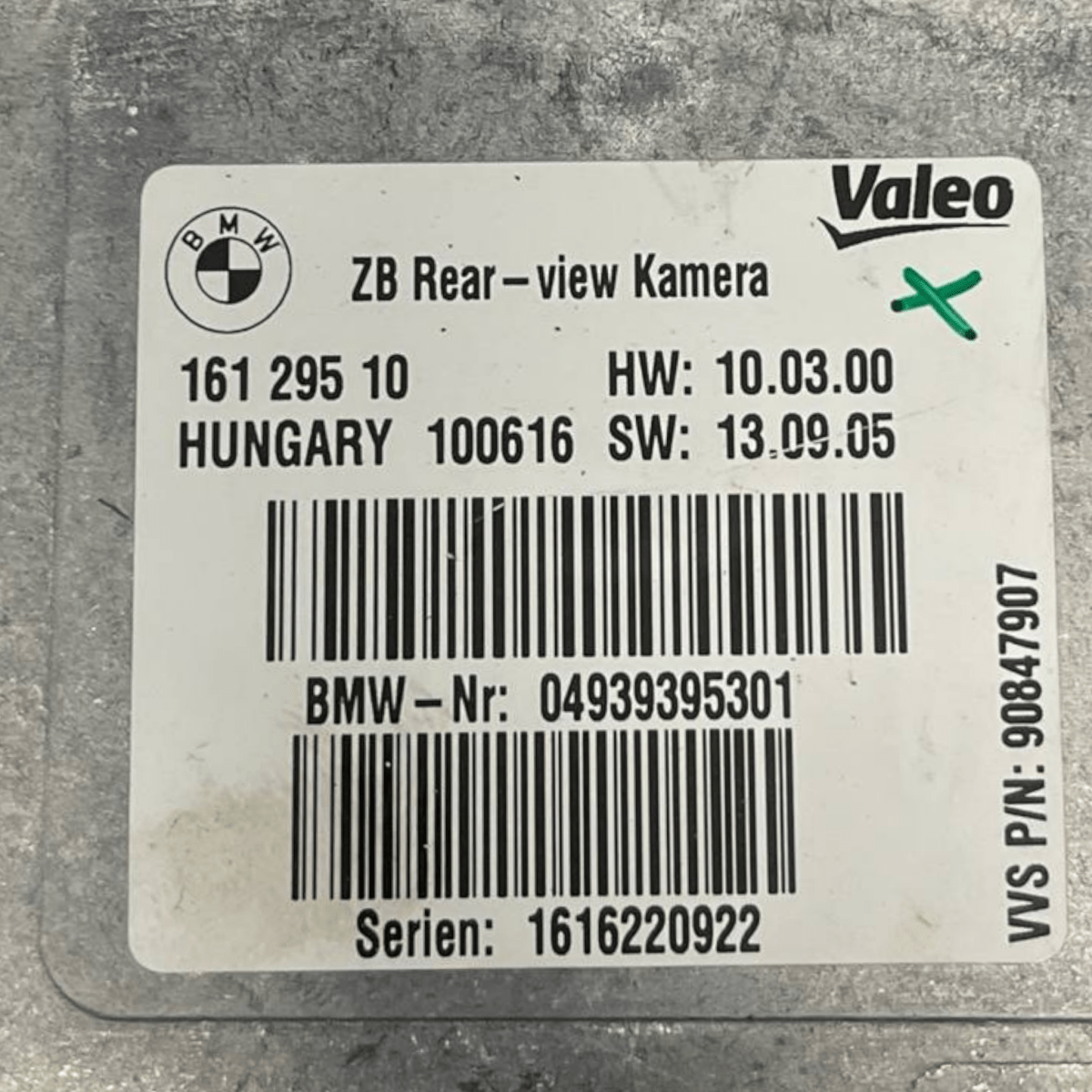 Centralina Telecamera posteriore Bmw Serie 4 Coupè F32 (2013 al 2020) cod: 16129510 - F&P CRASH SRLS - Ricambi Usati
