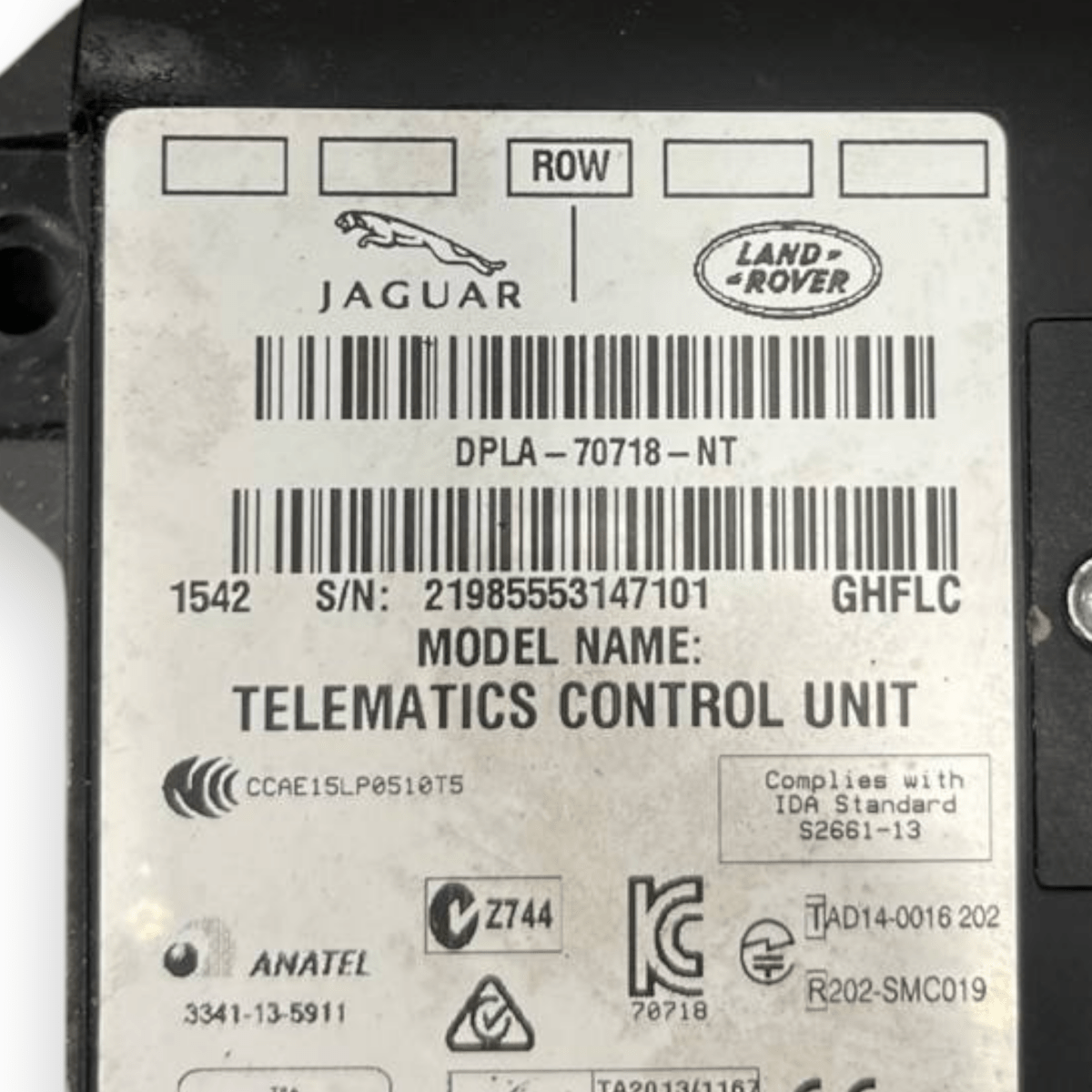 Centralina Telematica Controllo Navigatore Gps Land Rover Evoque L538 (2011 al 2018) cod: DPLA - 70718 - NT - F&P CRASH SRLS - Ricambi Usati