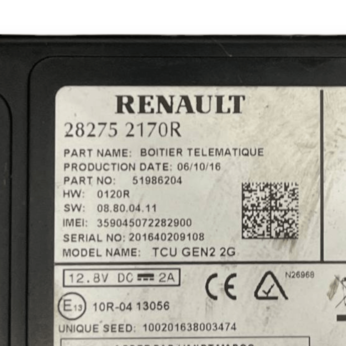 Centralina Telematica Controllo Navigatore Renault Espace V (2015 al 2023) cod: 282752170R - F&P CRASH SRLS - Ricambi Usati