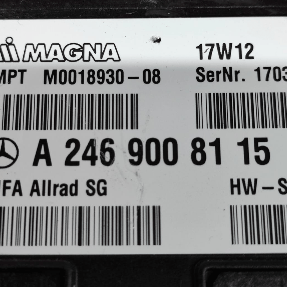 Centralina Trasferimento 4x4 Mercedes GLA X156 COD: A2469008115 (2013 - 2019) - F&P CRASH SRLS - Ricambi Usati