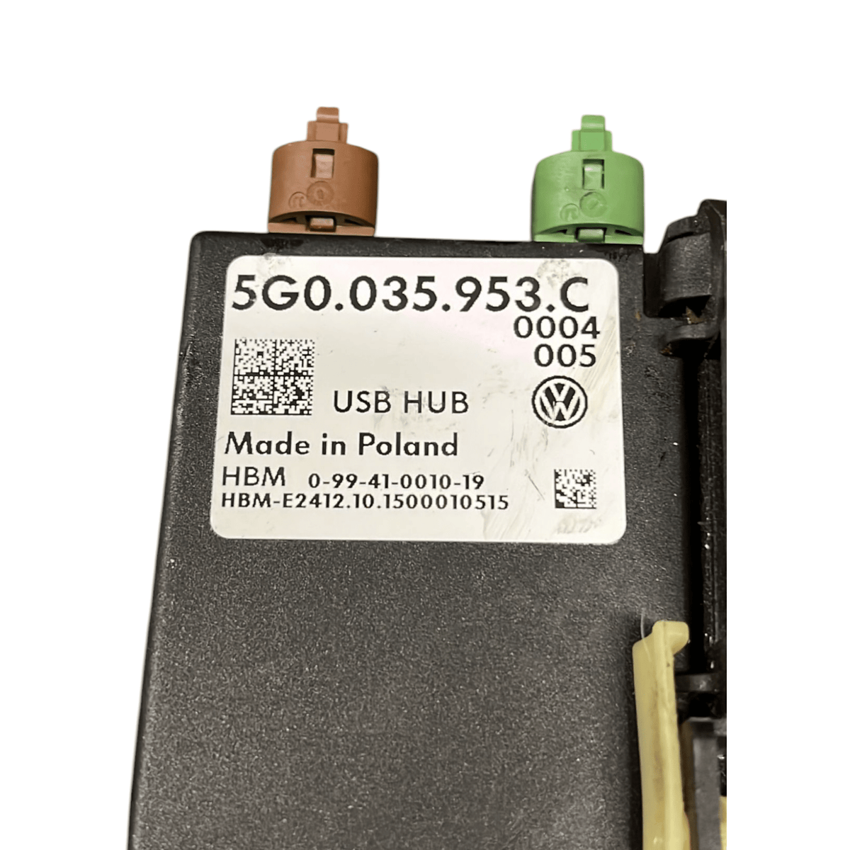 Centralina Usb Volkswagen Golf VII (2012 - 2019) cod.5G0035953C - F&P CRASH SRLS - Ricambi Usati