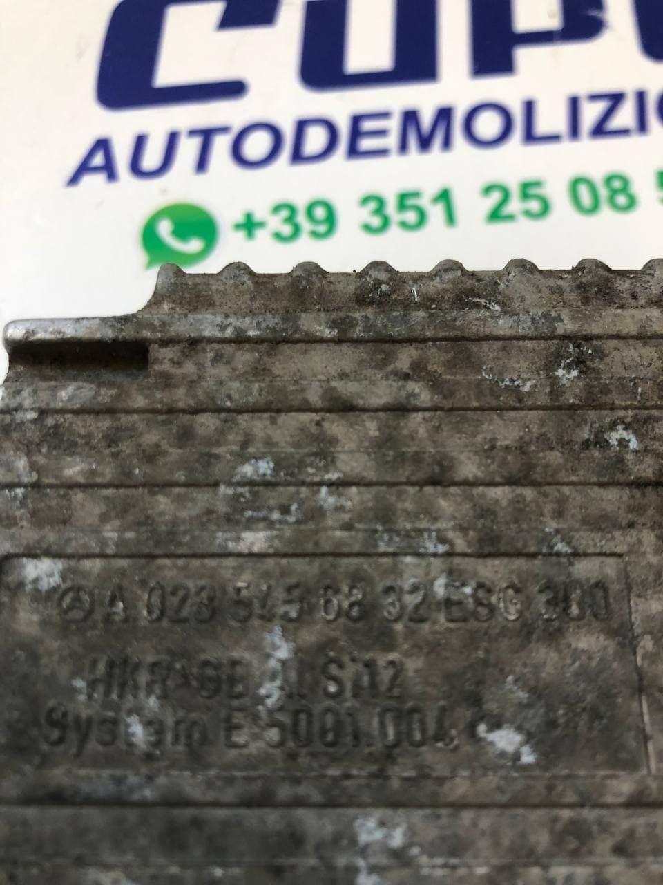 Centralina Ventola Mercedes Classe A W168 170 Cdi A0235456832 - F&P CRASH SRLS - Ricambi Usati