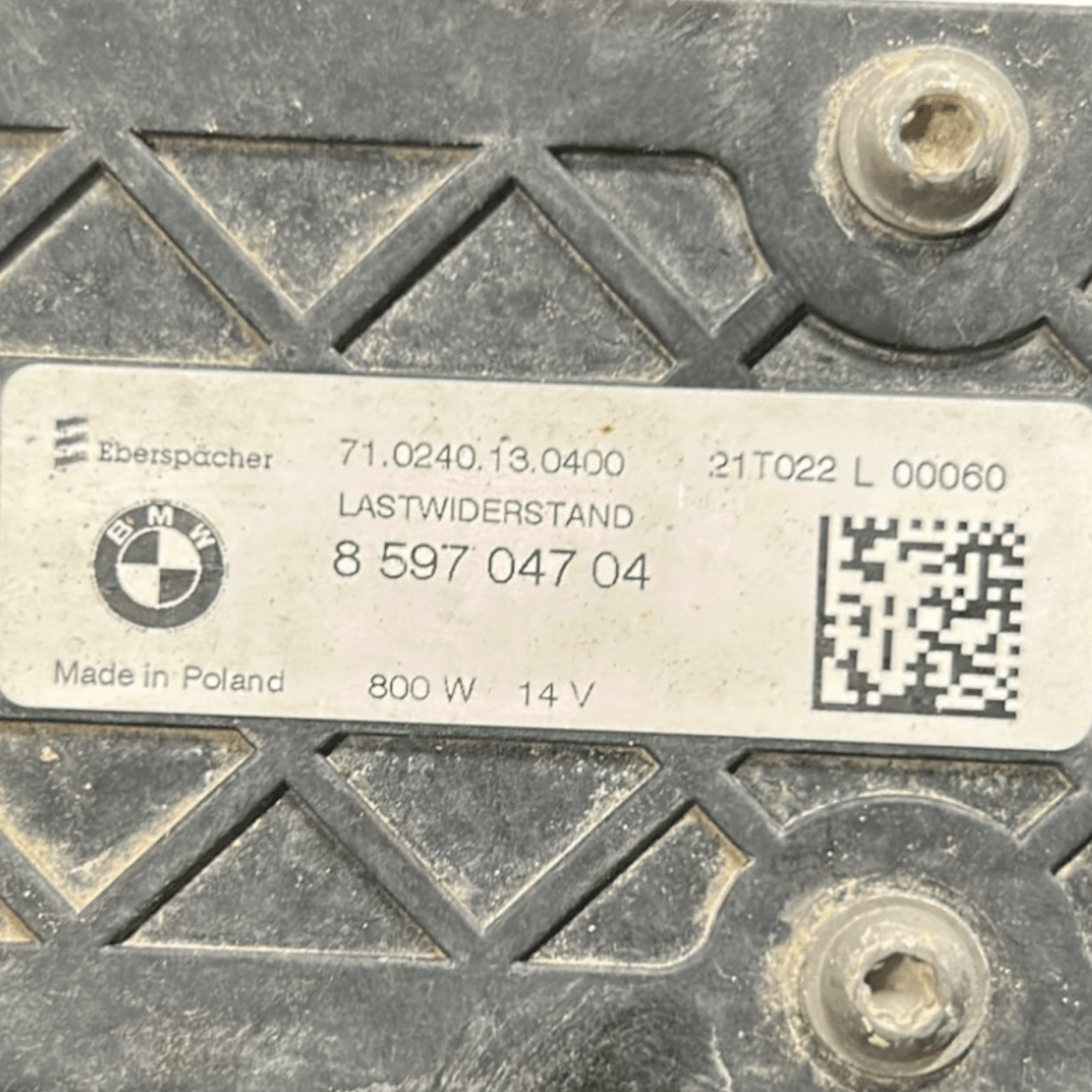 Centralina webasto bmw serie 2 active tourer cod:859704704 (2014 > 2021) - F&P CRASH SRLS - Ricambi Usati