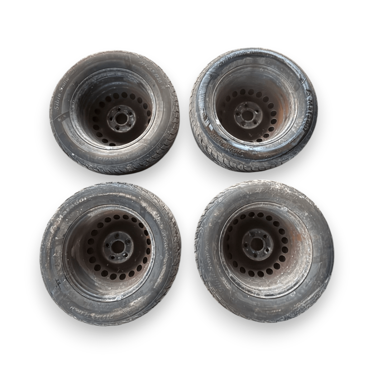 Cerchi in ferro volkswagen transporter t5 cod:7h0601027c (215/65/R16) (2003 - 2015) - F&P CRASH SRL - Ricambi Usati