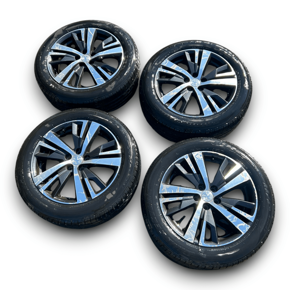 Cerchi in lega diamantati peugeot 5008 cod:9809687377 (2017 &gt; 2024) (225/55 r18) - F&amp;P CRASH SRL - Ricambi Usati