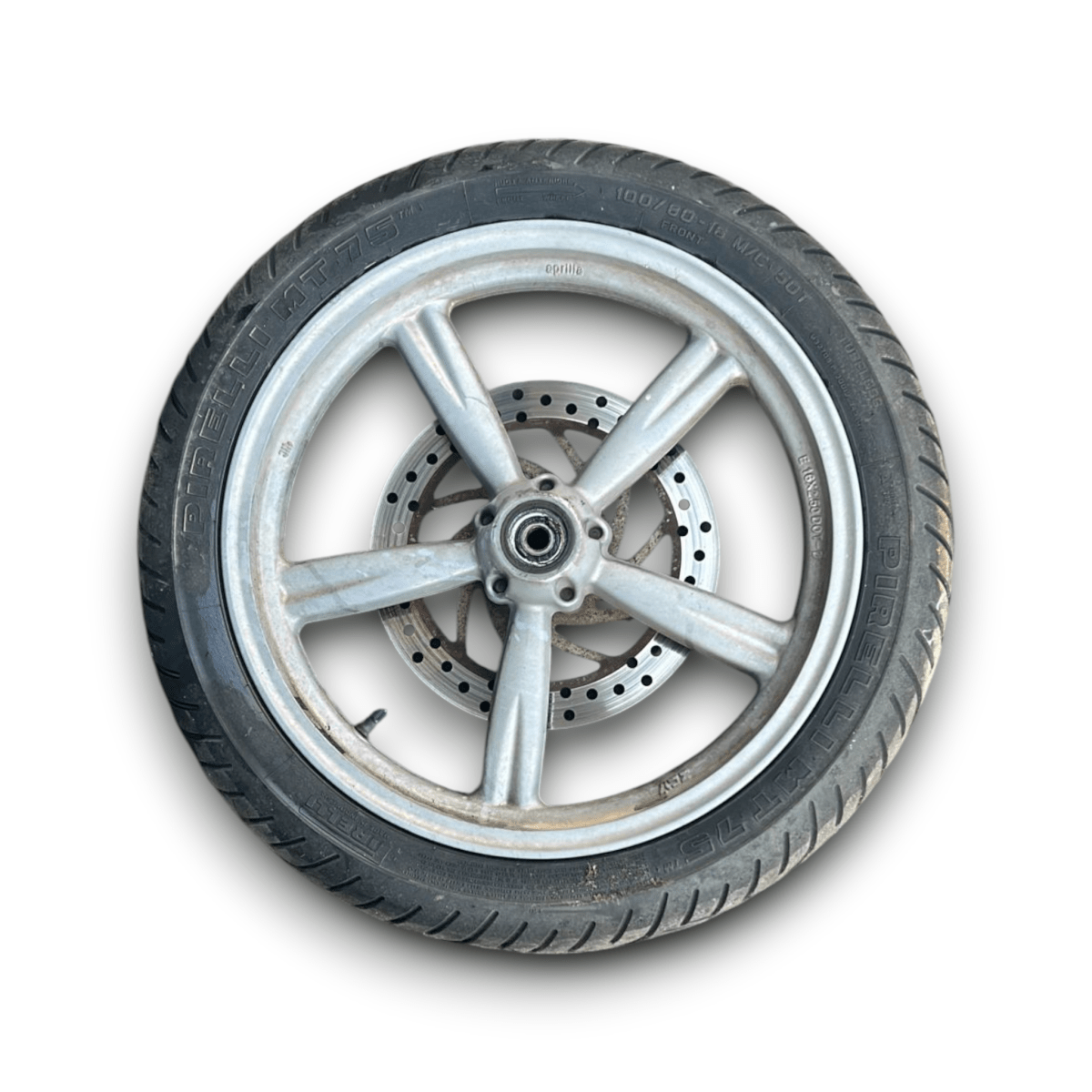 Cerchio anteriore aprilia scarabeo 200 (2007 > 2011) (100/80 r16) - F&amp;P CRASH SRL - Ricambi Usati