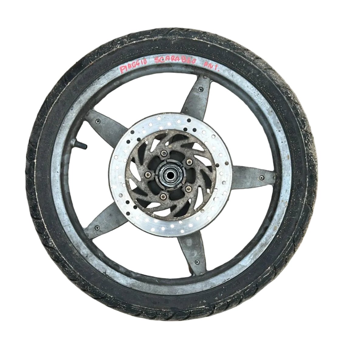 Cerchio anteriore aprilia scarabeo (2002 > 2006) (80/80 r16) - F&P CRASH SRL - Ricambi Usati