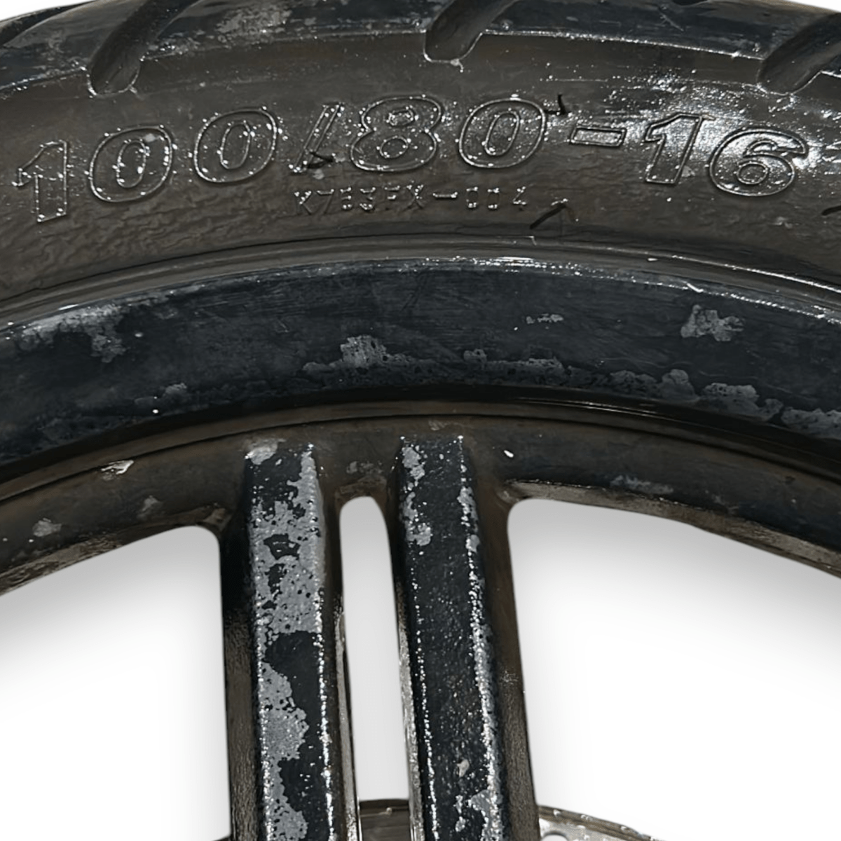 Front wheel kymco agility 16+ (2007 > 2017) (100/80 r16) - F&P CRASH SRL - Used Spare Parts