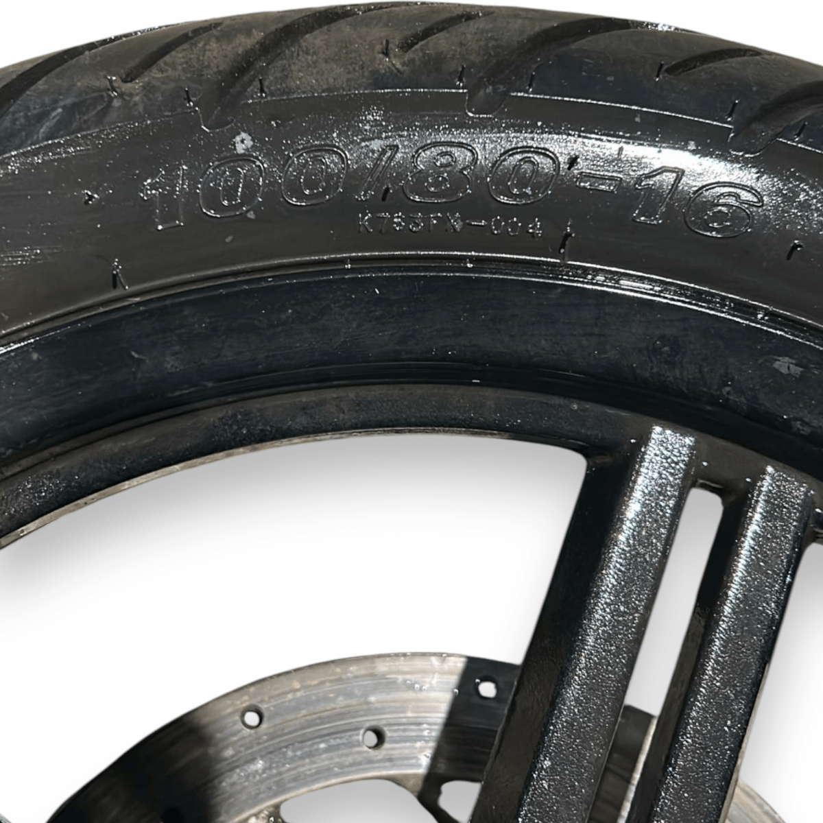Front wheel kymco agility 16+ (2007 > 2017) (100/80 r16) - F&P CRASH SRL - Used Parts