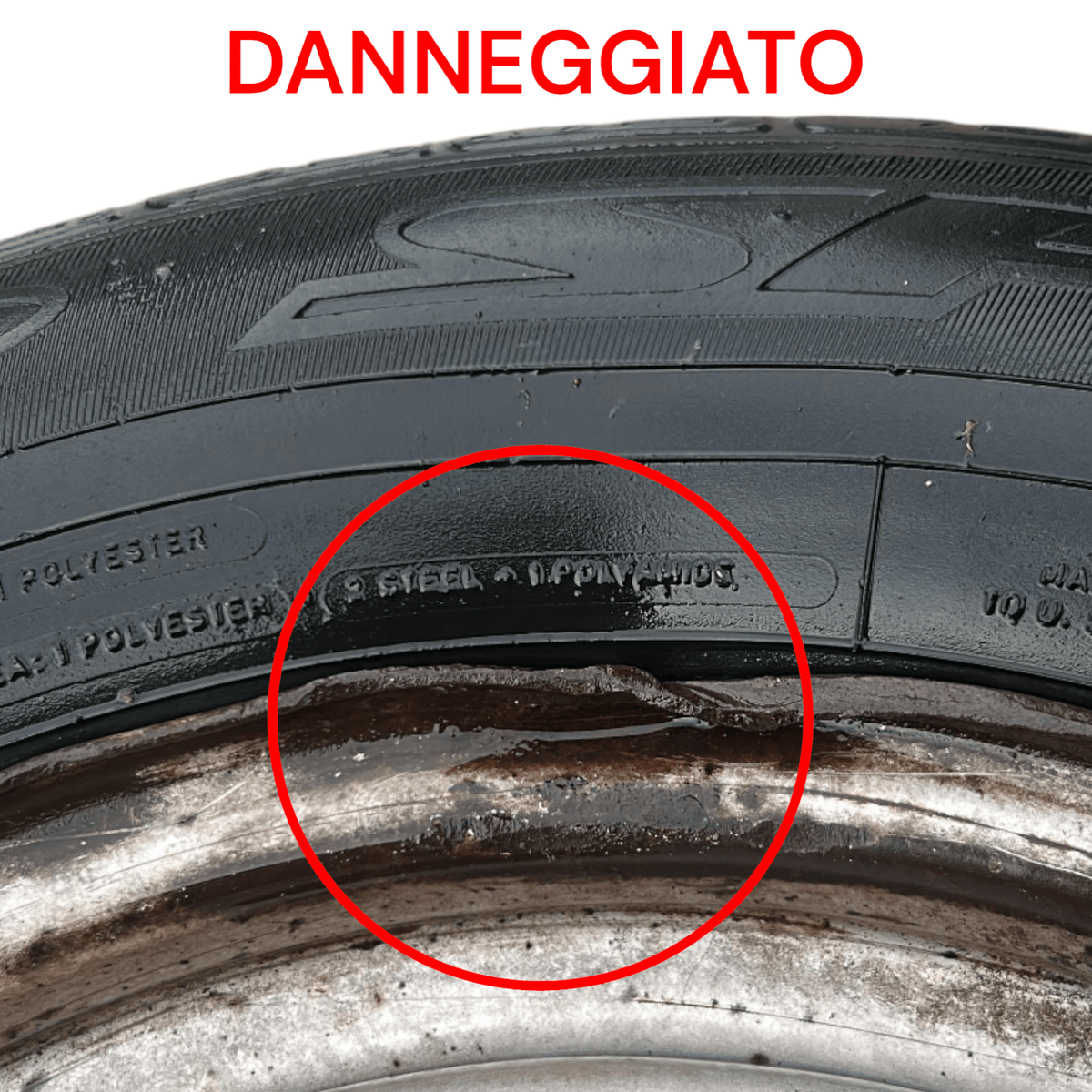 Cerchio In Ferro Fiat Strada I cod.46521706 (4 Fori / 175 / 70 R14) (1999 > 2004) - F&P CRASH SRLS - Ricambi Usati