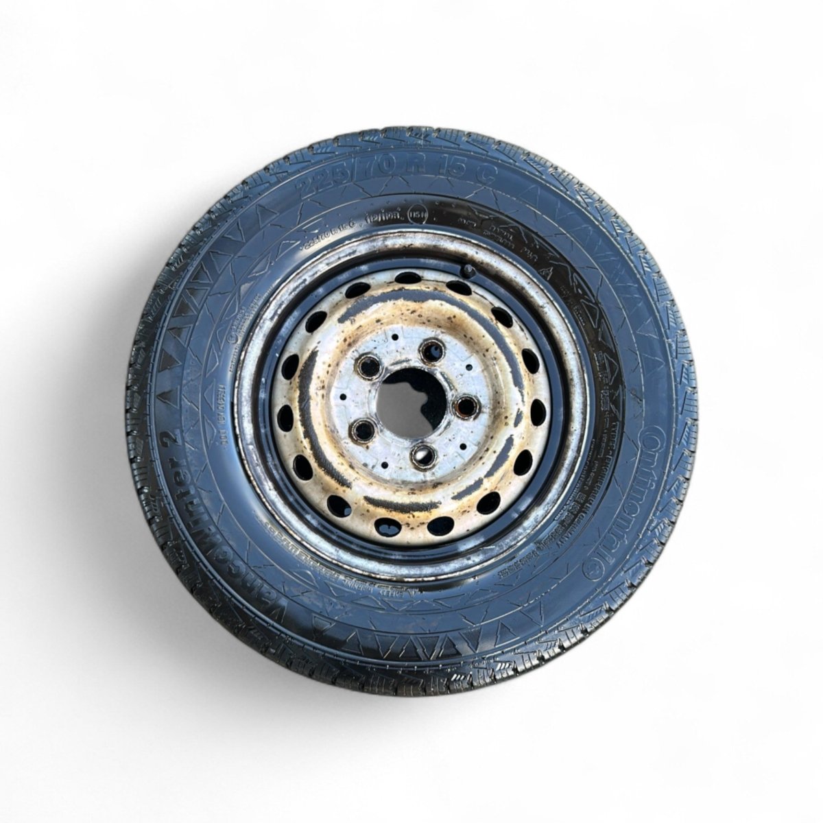 Cerchio in ferro Mercedes Benz Sprinter (W905) cod.9034011402 (5 fori / 225 / 70 r15) (2002 > 2005) - F&P CRASH SRLS - Ricambi Usati