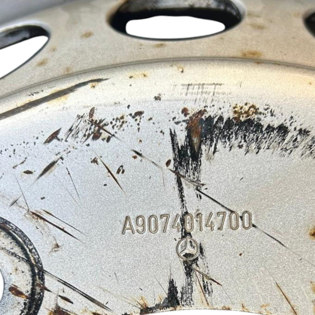 Cerchio in ferro mercedes sprinter w910 cod:A9074014700 (2018 >) (205/75 r16) ruota gemellata posteriore interna - F&P CRASH SRLS - Ricambi Usati